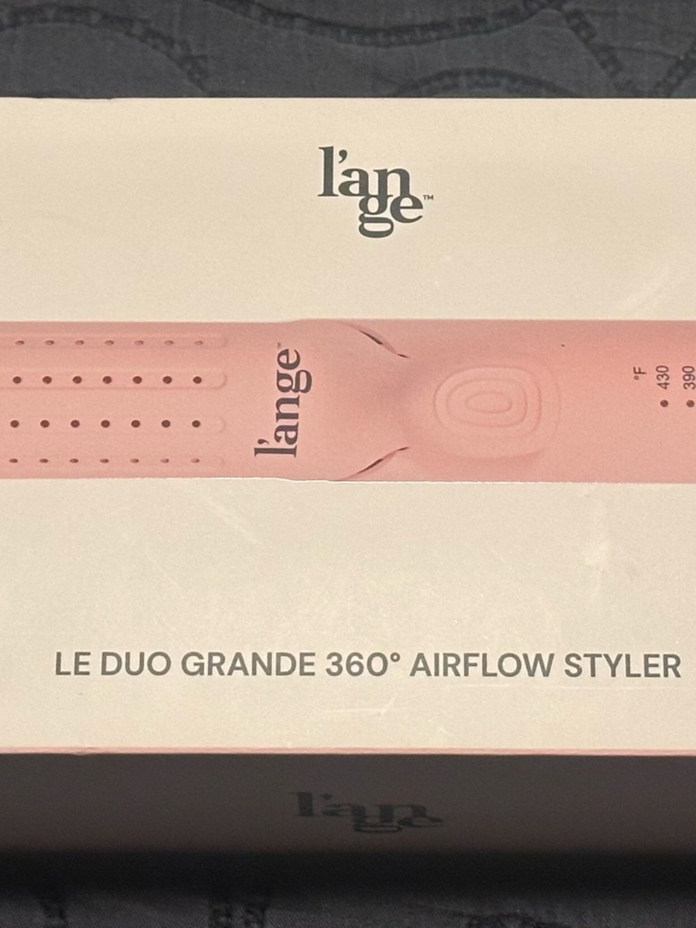NWT Lange Le Duo Grande Hair Styler in Blush Pink